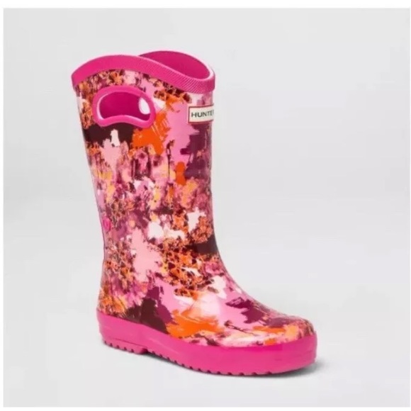 Hunter Other - Hunter for Target Kids Tall Rain Boots Pink SIZE 4